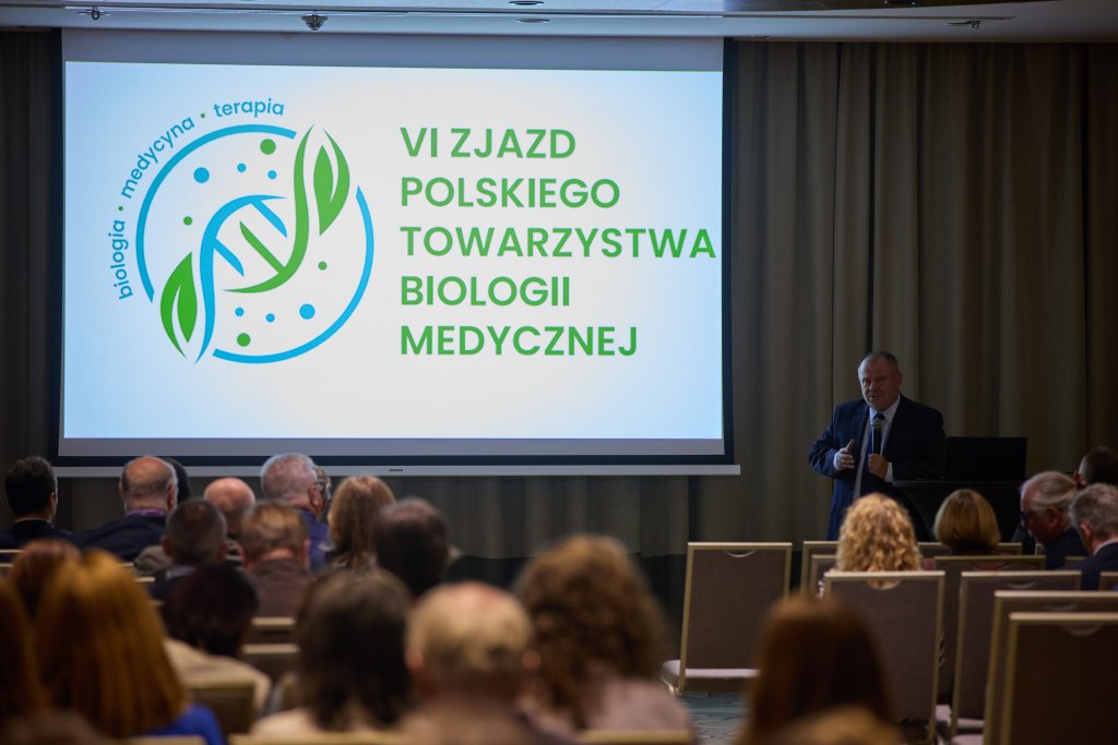 VI Zjazd Naukowy Polskiego Towarzystwa Biologii Medycznej „Biologia – Medycyna – Terapia”, 19-21.09.2024 r. Fot. Krystian Szczęsny/UW.