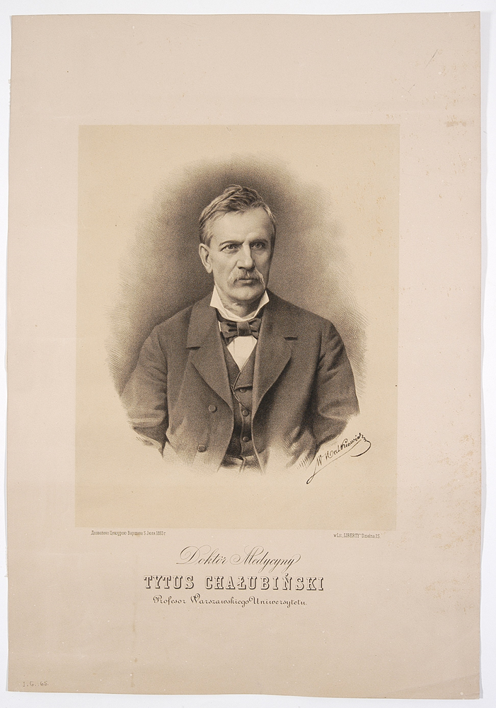 Portret Tytusa Chałubińskiego, rys. W. Walkiewicz, 1893, BN