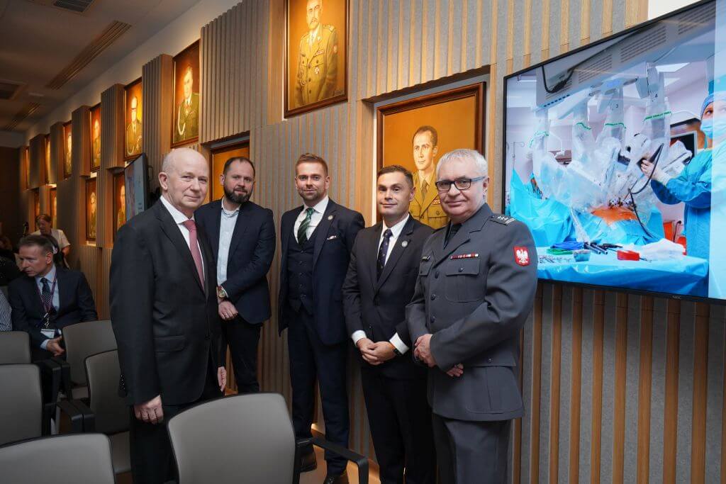 Podpisanie listu intencyjnego z chirurgii robotowej, AI i telemedycyny, 10.02.2025 r. Fot. Mirosław Kaźmierczak